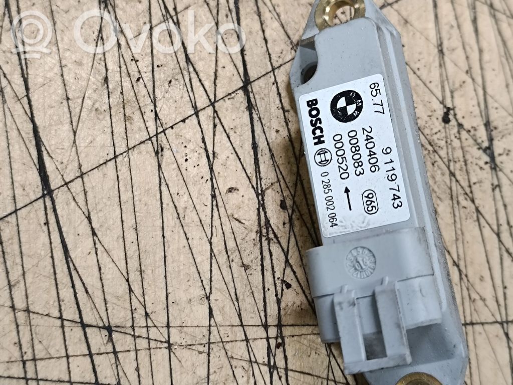 BMW X5 E53 Airbagsensor Crashsensor Drucksensor 