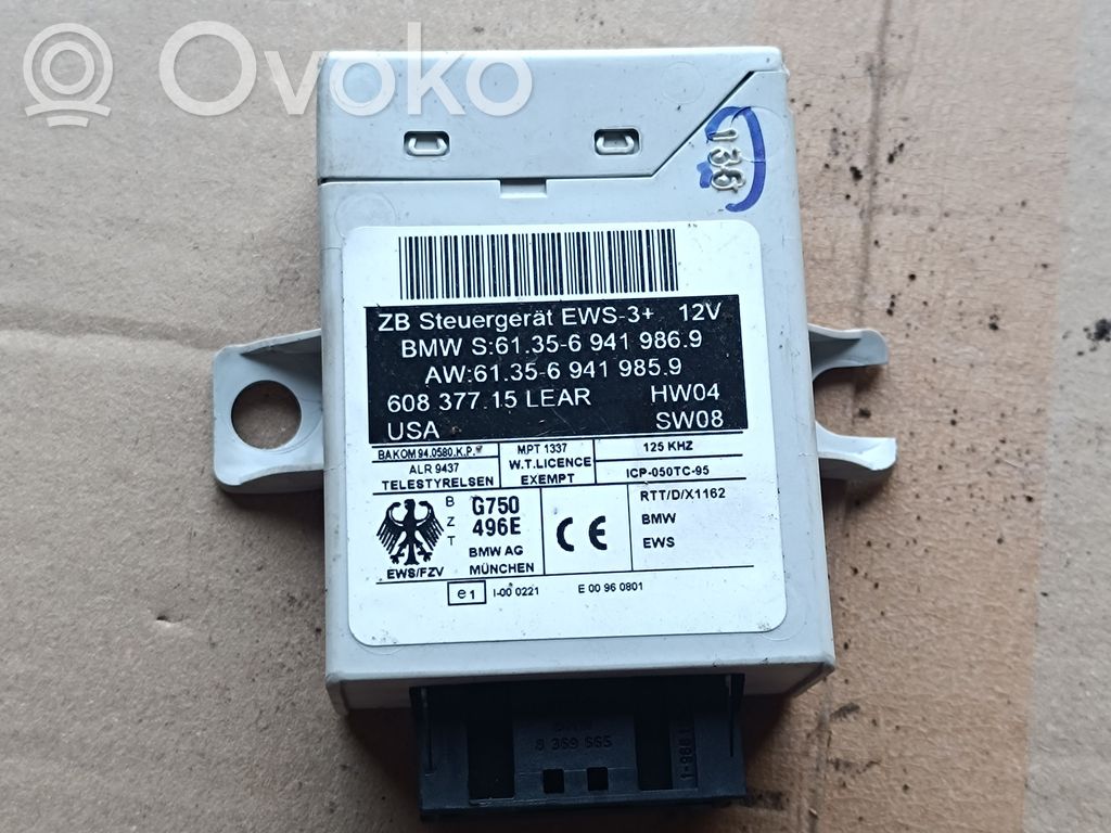 BMW X5 E53 Unitate/modul comandă imobilizator 