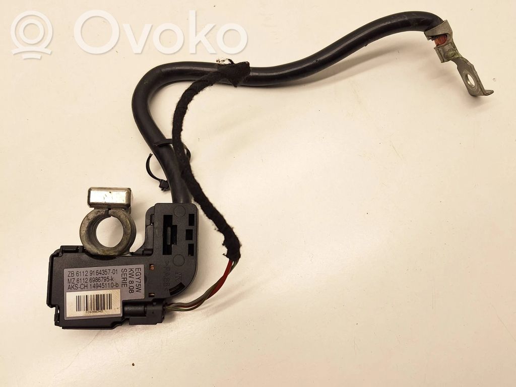 BMW X5 E70 Negative earth cable (battery) 