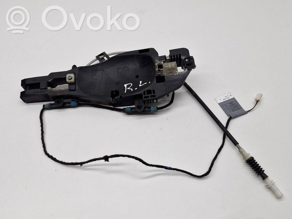 BMW X5 E70 Manecilla/asa externa de la puerta trasera 
