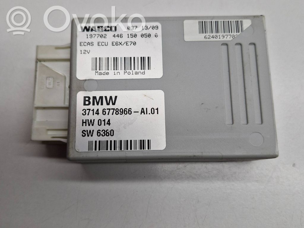 BMW X5 E70 Air suspension control unit module (rear) 
