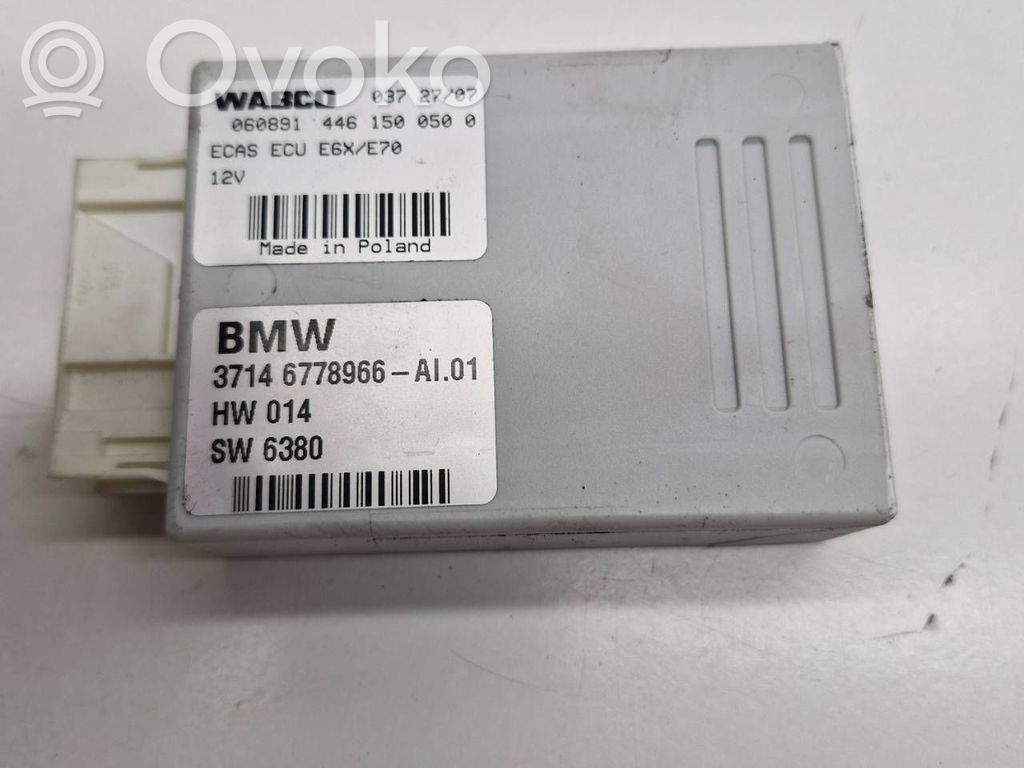 BMW X5 E70 Module de commande suspension pneumatique arrière 