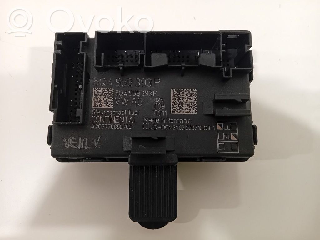 Volkswagen Caddy Unitate/modul de comandă închidere centralizată 