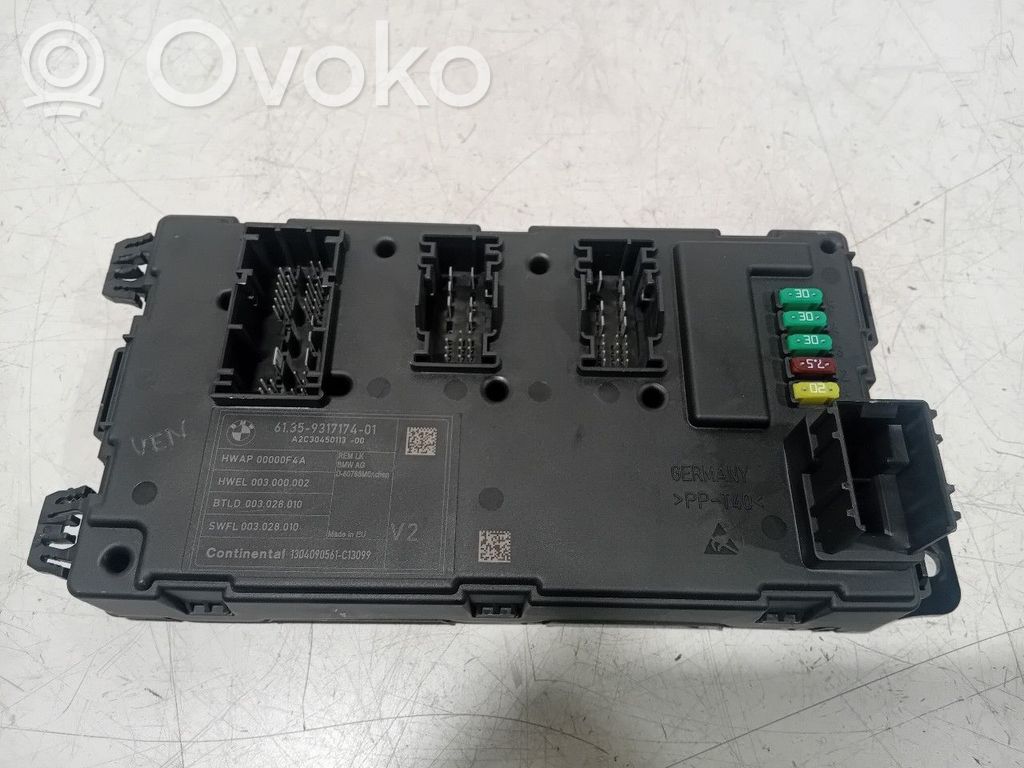 BMW 3 F30 F35 F31 Unidad de control/módulo de carrocería central 