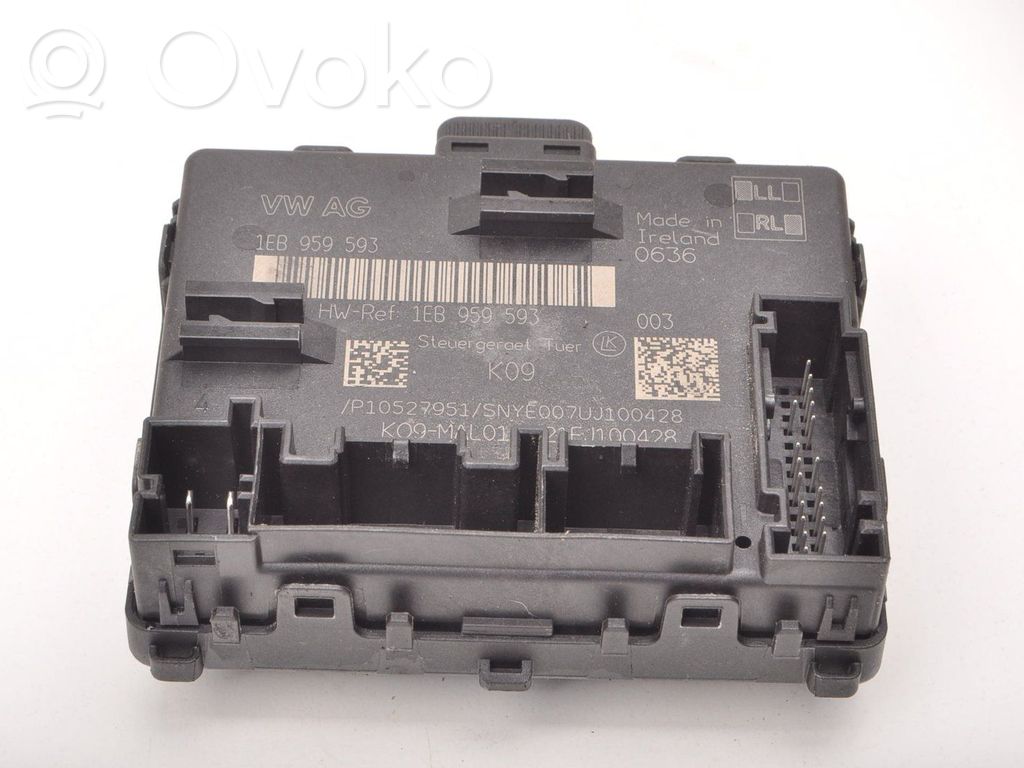 Skoda Enyaq iV Unité de commande module de porte 