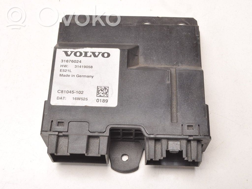 Tailgate/trunk control unit/module   31676024