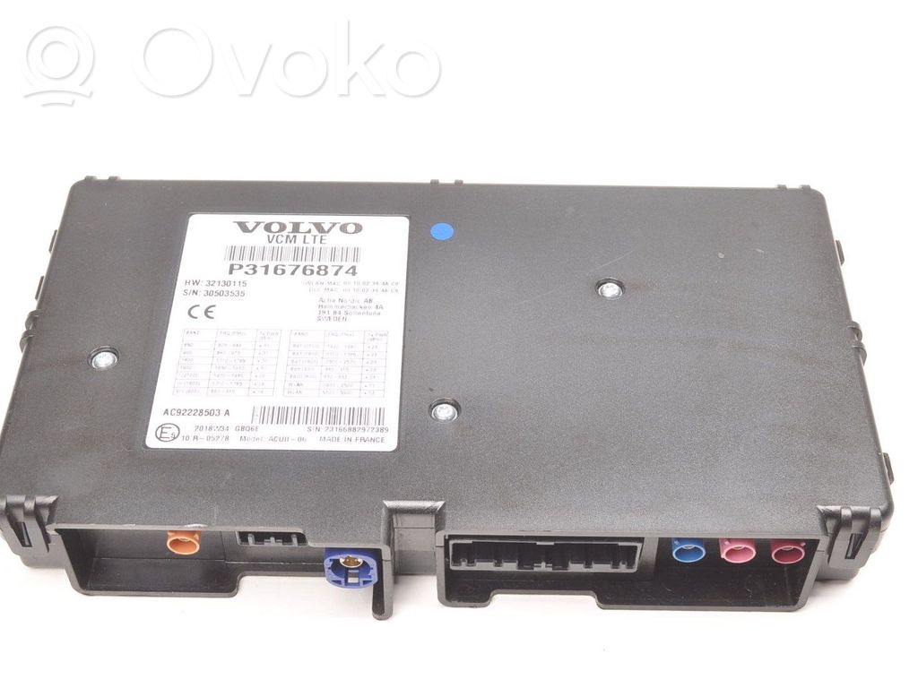 Volvo S90, V90 Trunk lid opening control unit 