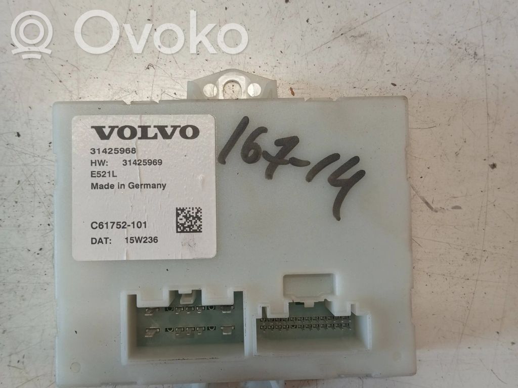 Volvo XC40 Sterownik / Moduł elektrycznej klapy tylnej / bagażnika 