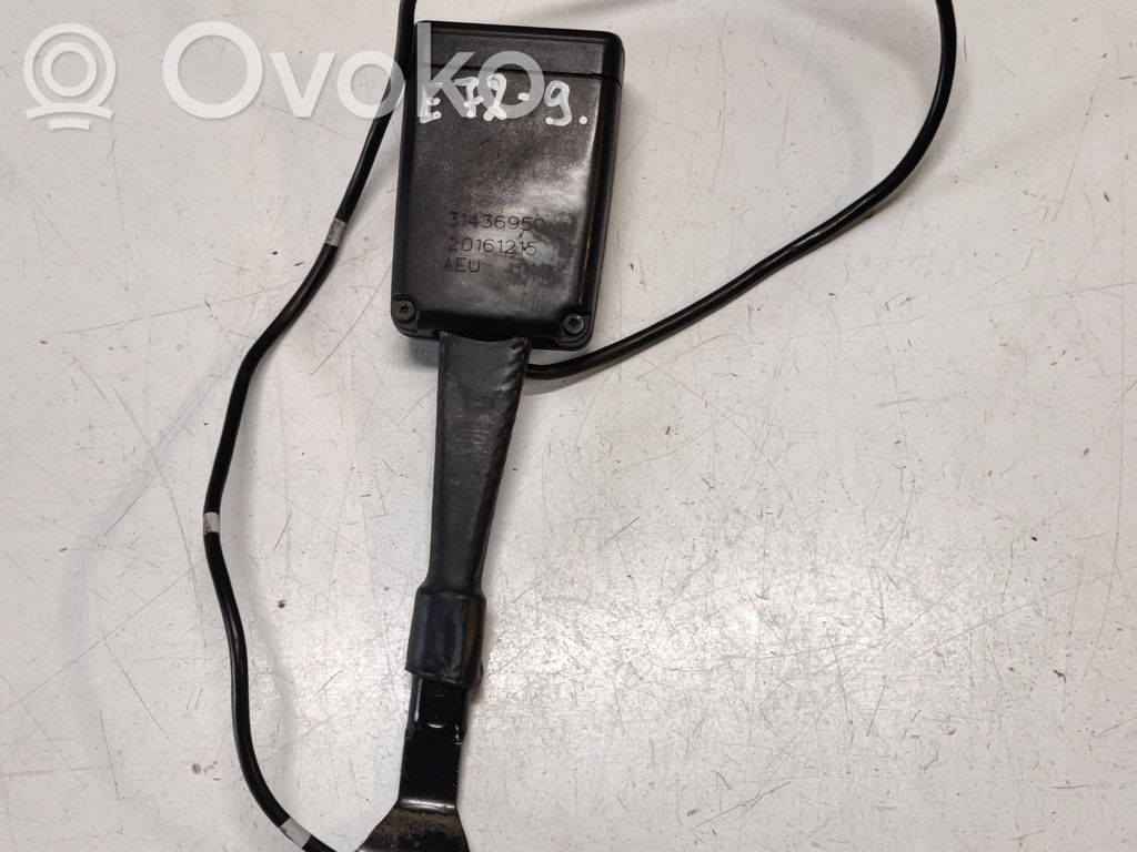 Volvo V60 Hebilla del cinturón delantero 