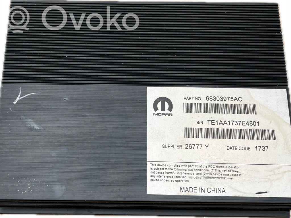 Garso stiprintuvas   68303975AC