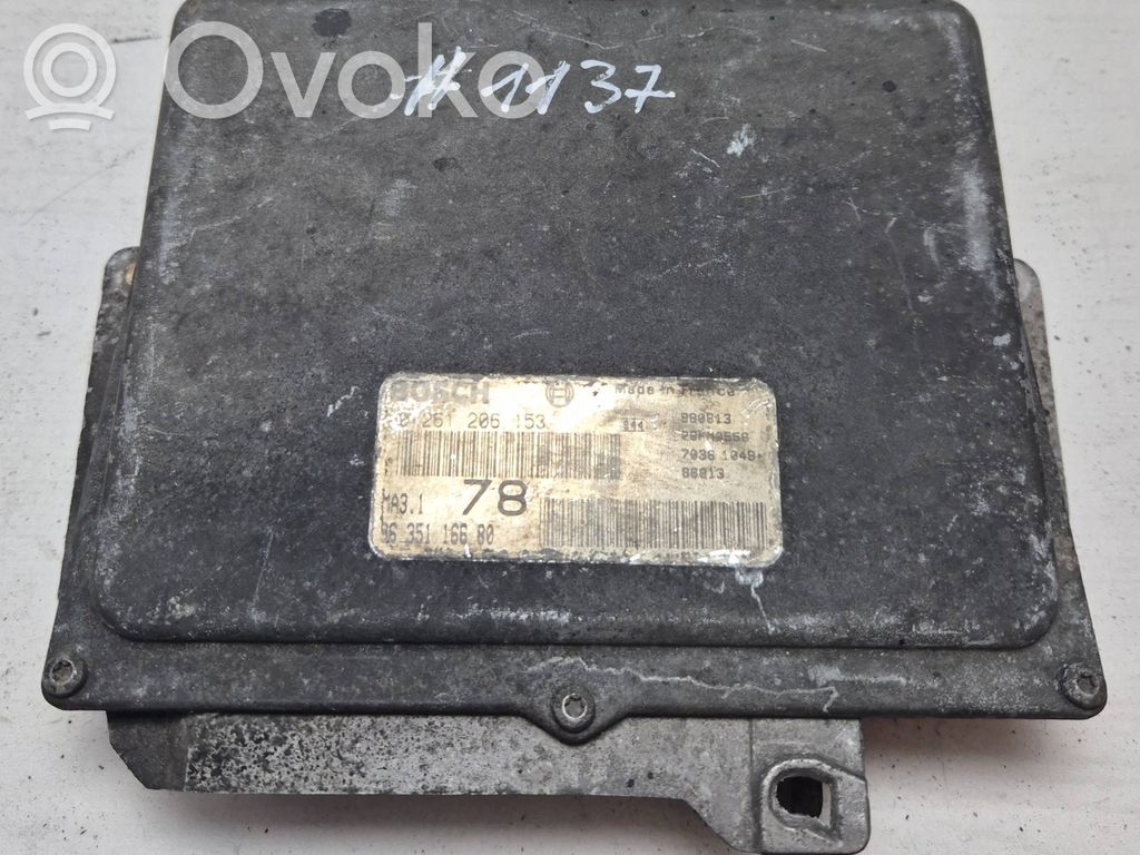 Engine control unit/module   0261206153