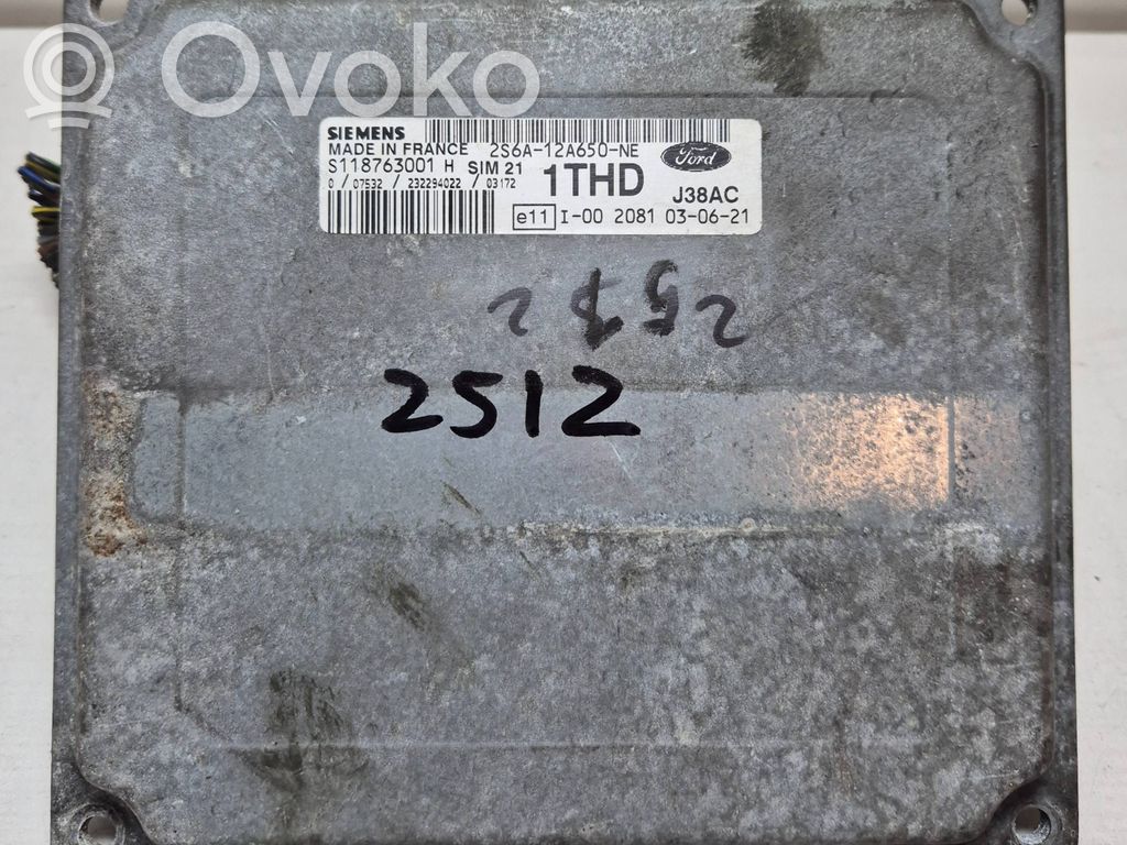 Ford Fiesta Engine control unit/module 