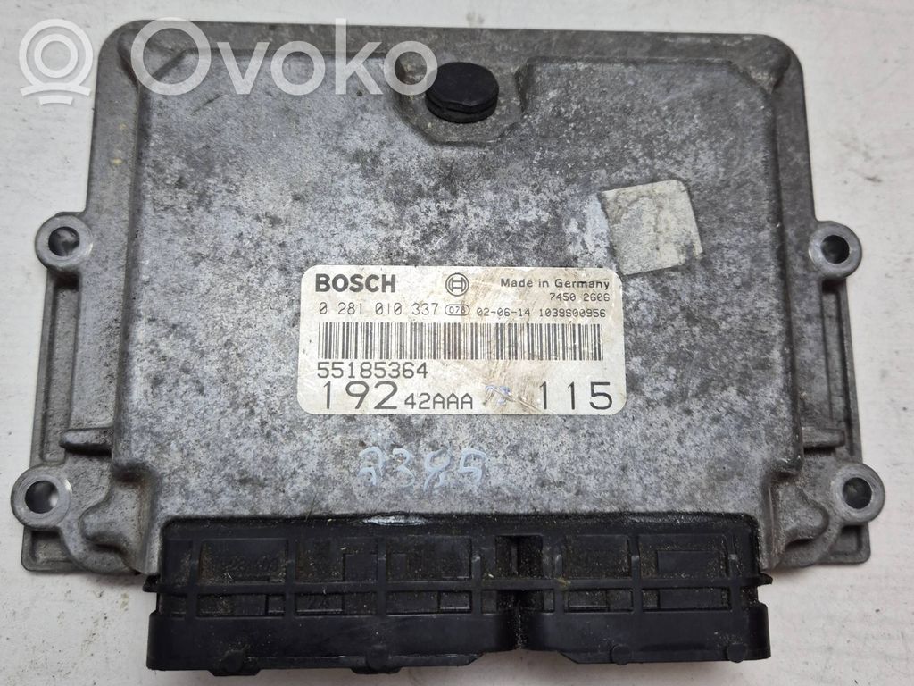 Engine control unit/module   0281010337,1039S00956,55185364