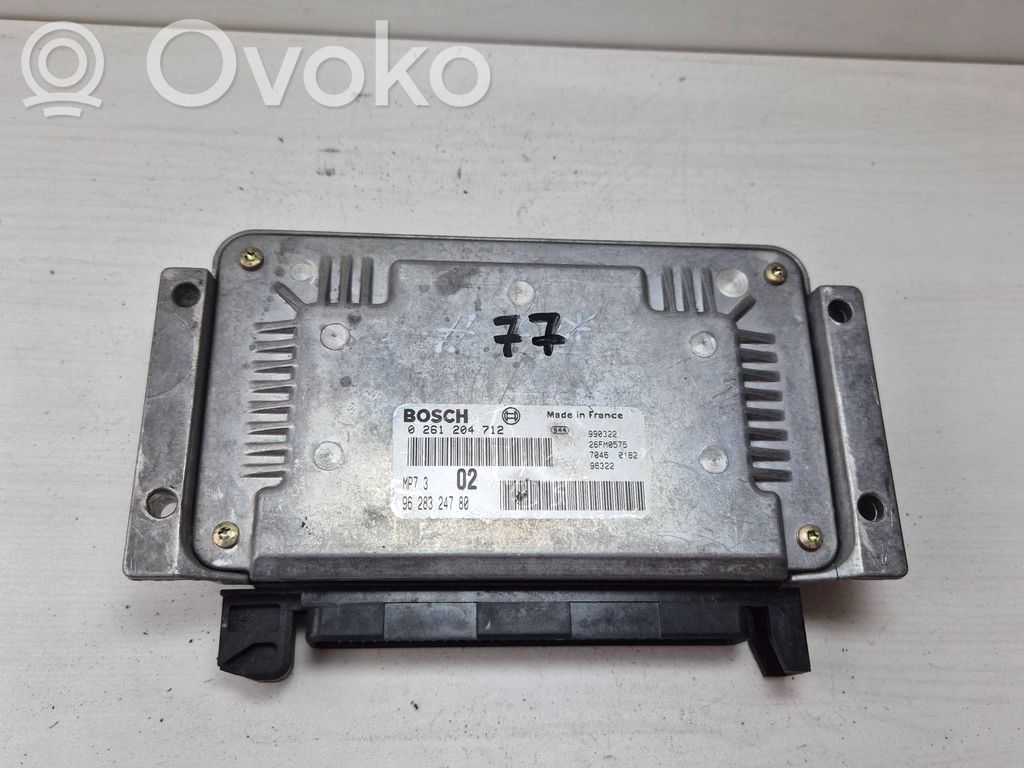 Peugeot 206 Engine control unit/module 