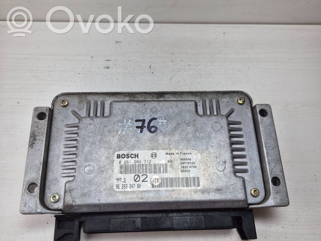Engine control unit/module   0261204712,9628324780