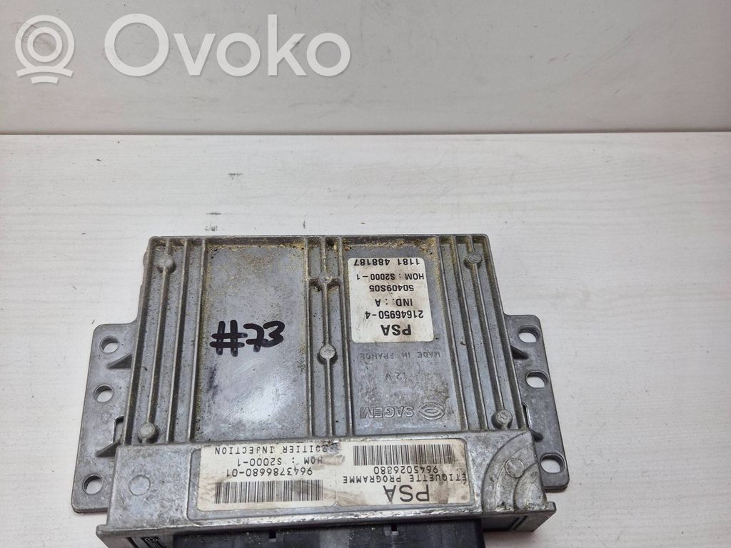 Citroen C5 Engine control unit/module 
