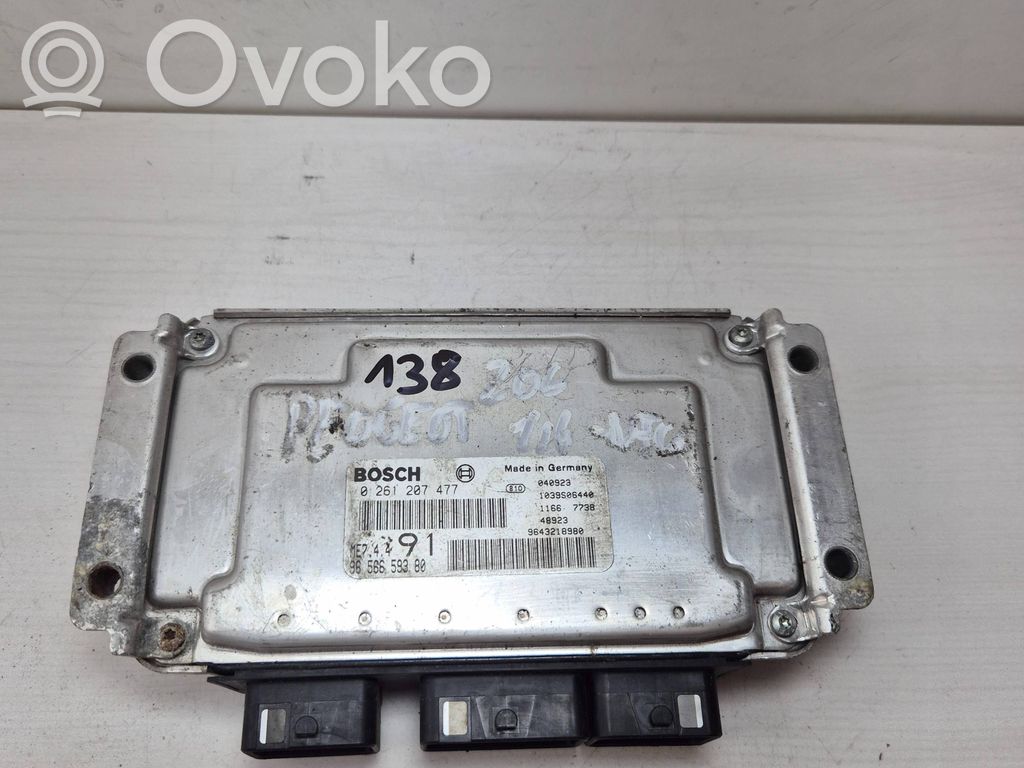 Peugeot 206 Engine control unit/module 