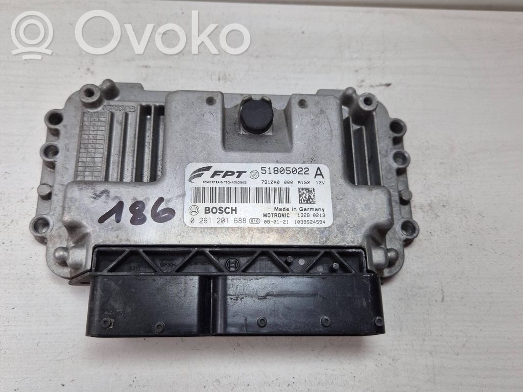 Engine control unit/module   51805022A,0261201688