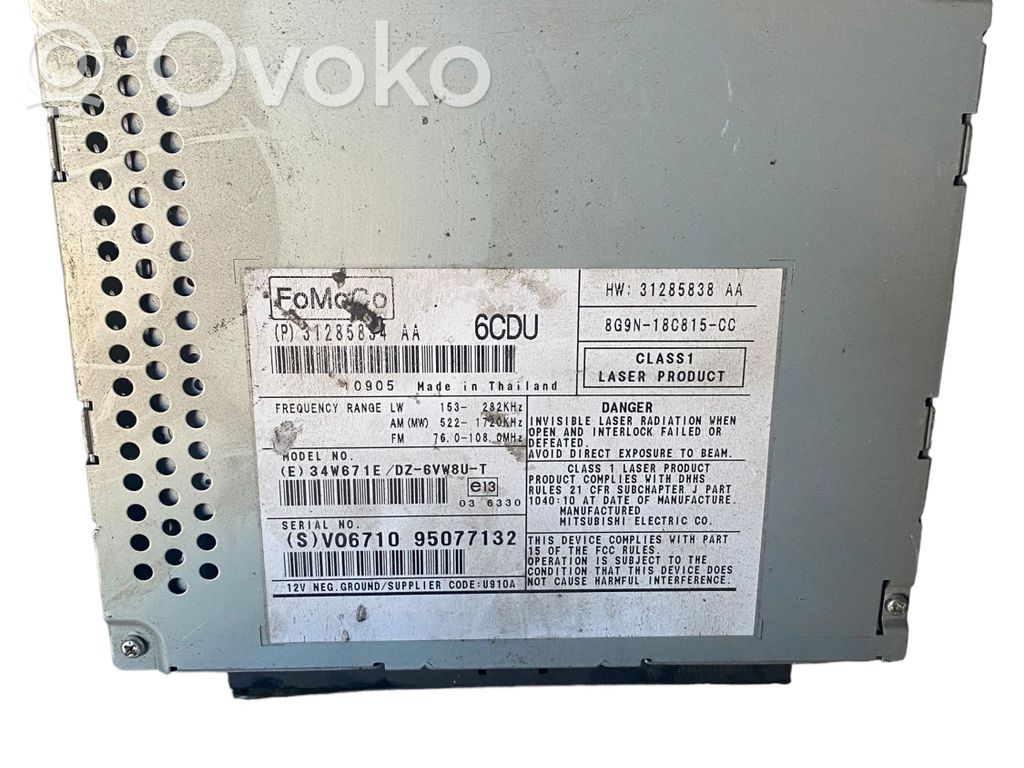 Volvo XC60 Panel / Radioodtwarzacz CD/DVD/GPS 