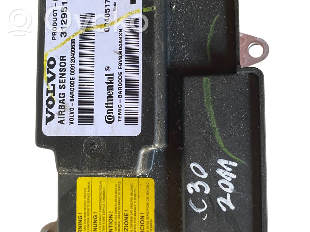 Airbag control unit/module   31295109,00405178A5,009120400638