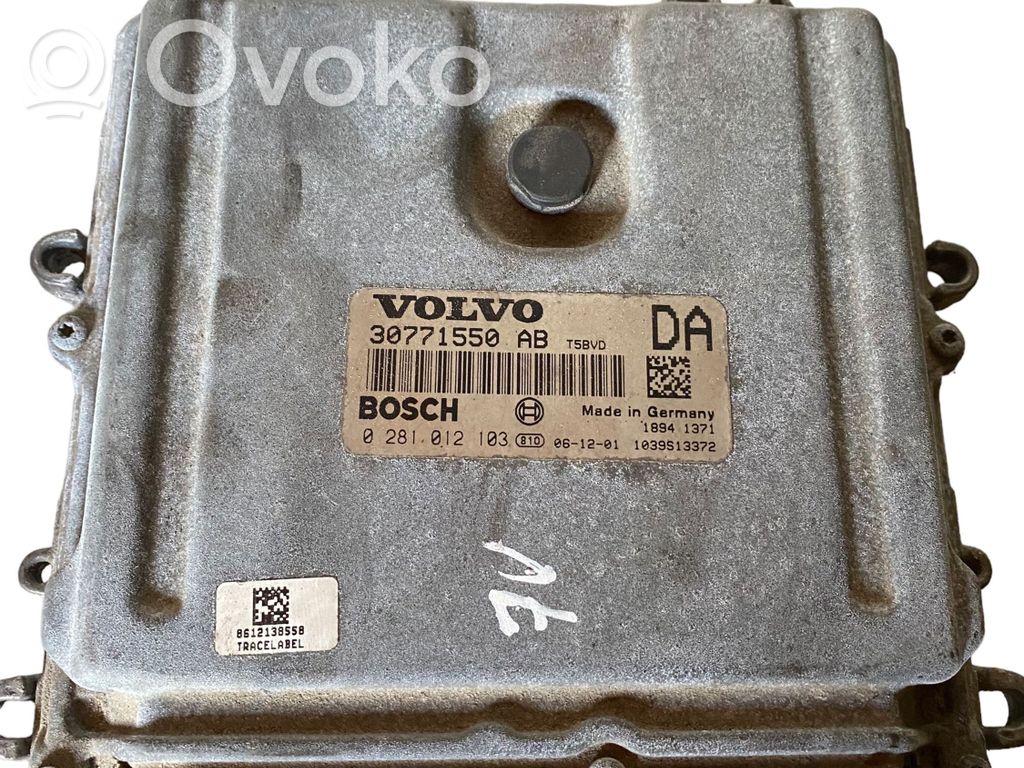 Engine control unit/module   30771550AB,0281012103