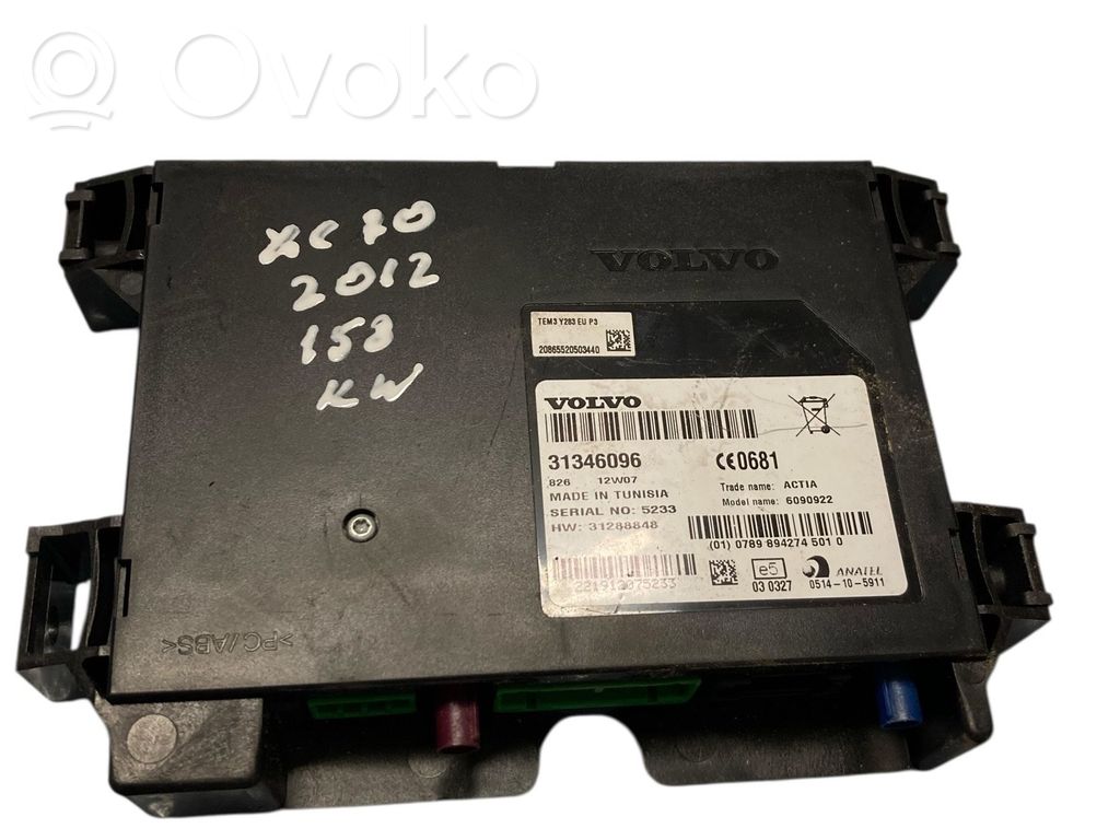 Volvo XC70 Phone control unit/module 