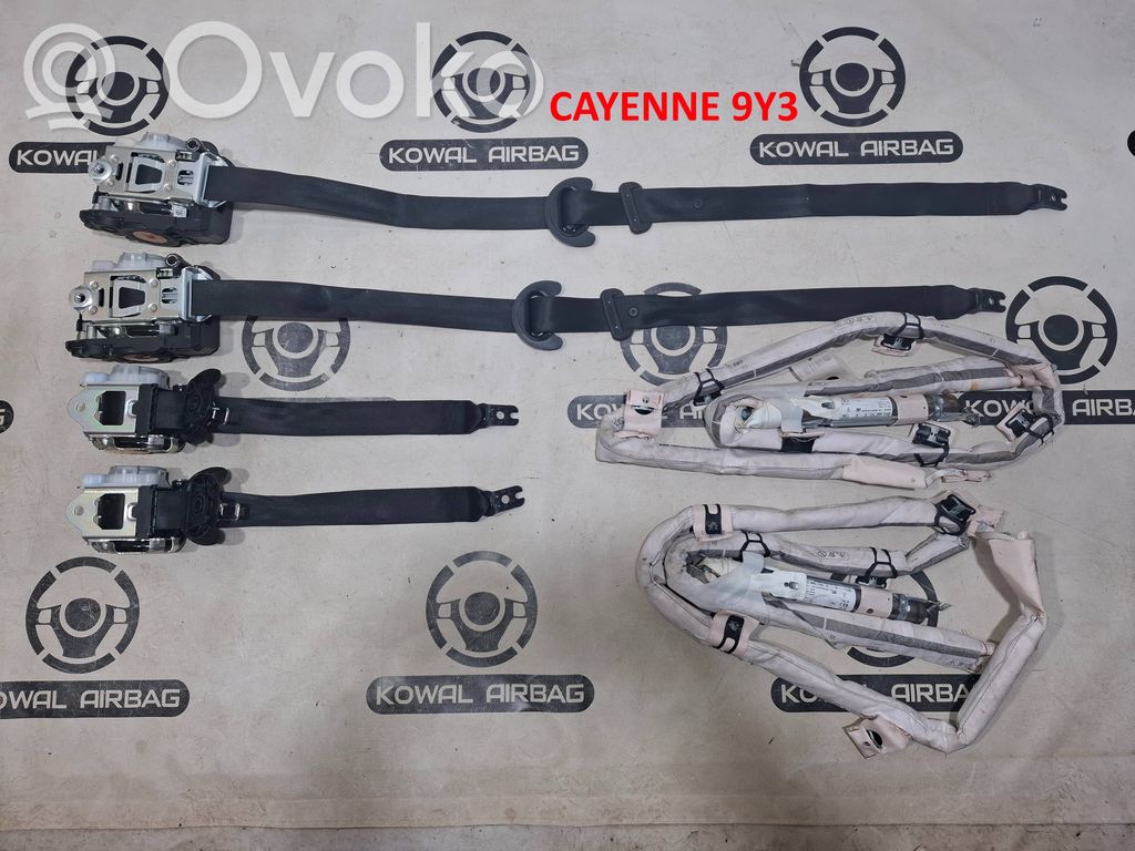 Porsche Cayenne (9Y0 9Y3) Poduszki powietrzne Airbag / Komplet 