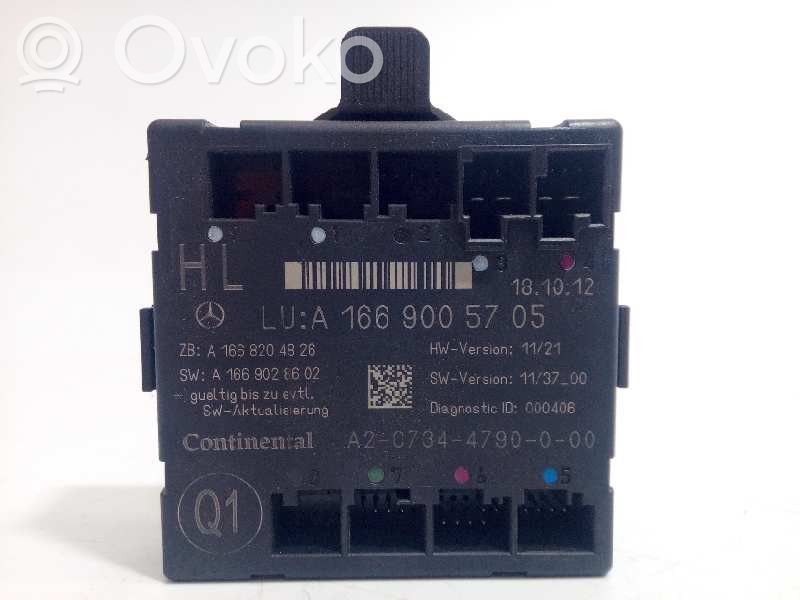 Mercedes-Benz ML W166 Modul confort 