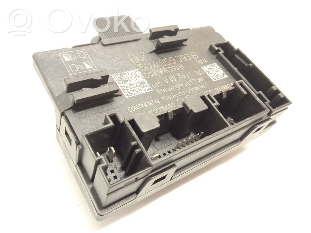 Unité de commande module de porte   5Q4959393B,5Q4959393BZ00
