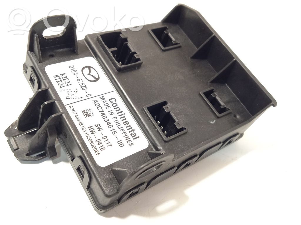 Mazda CX-3 Other control units/modules 