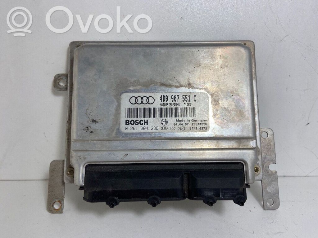 Engine control unit/module   0261204236,4D0907551C