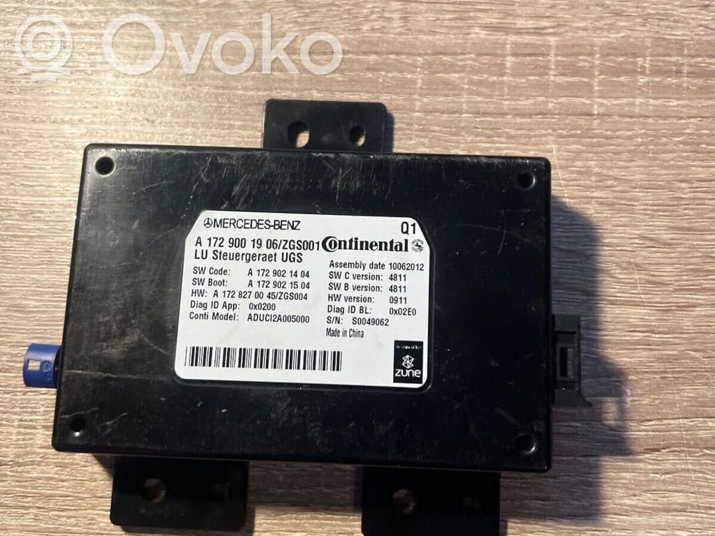 Mercedes-Benz C W204 Otras unidades de control/módulos 