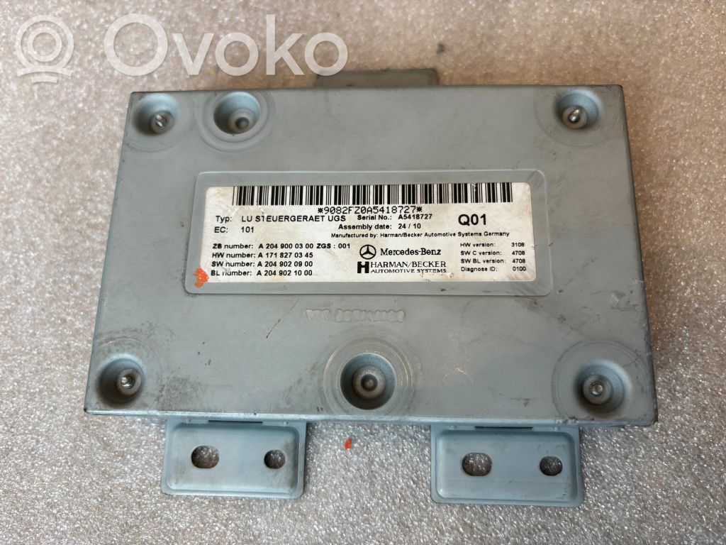 Mercedes-Benz ML W164 Head unit multimedia control 