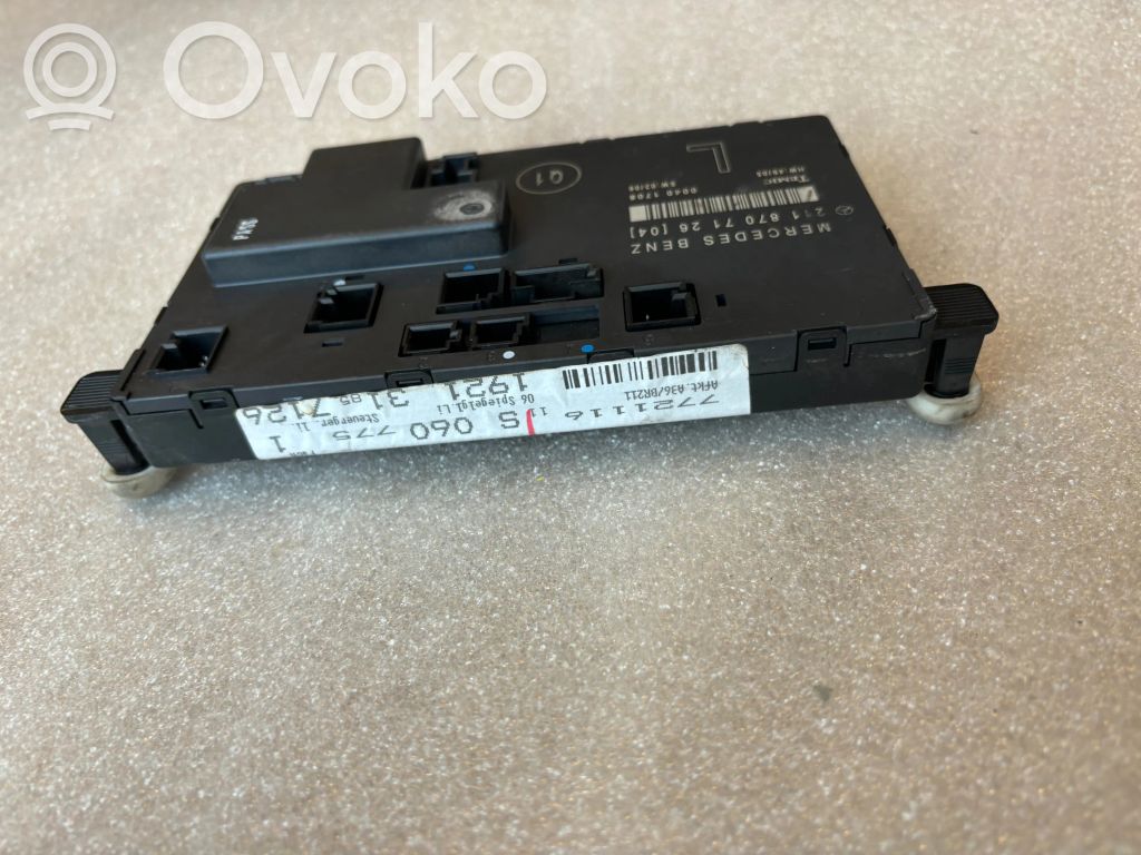 Mercedes-Benz E W211 Door control unit/module 