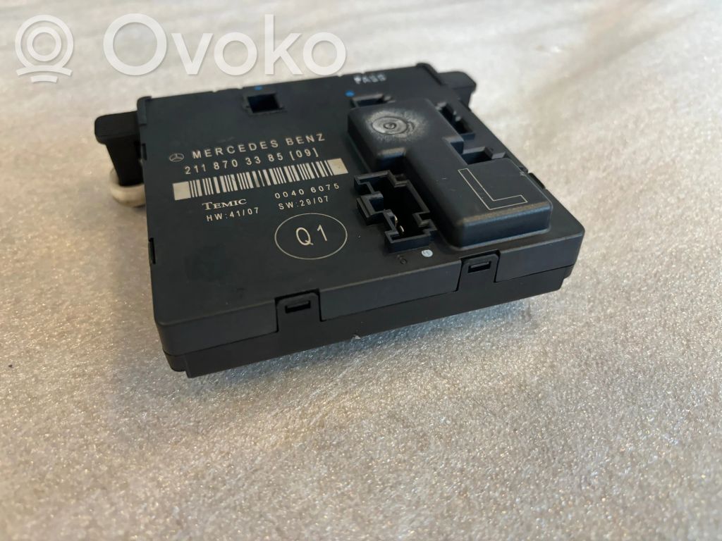 Mercedes-Benz E W211 Other control units/modules 