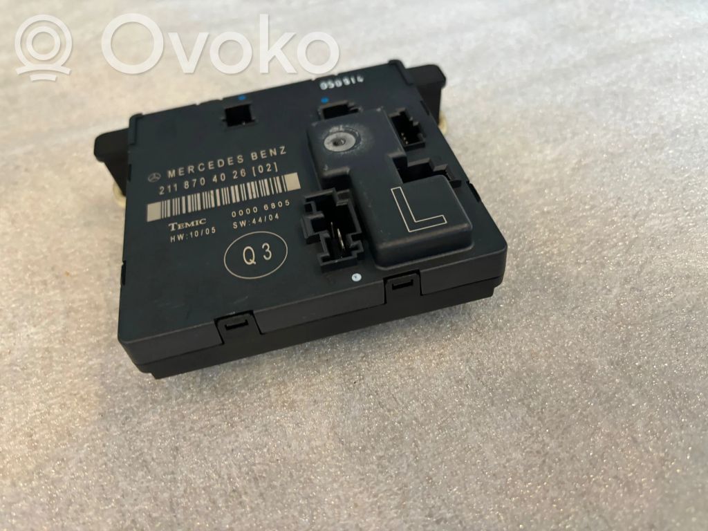 Mercedes-Benz E W211 Other control units/modules 