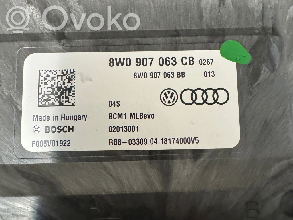 Audi A4 S4 B9 Module confort 