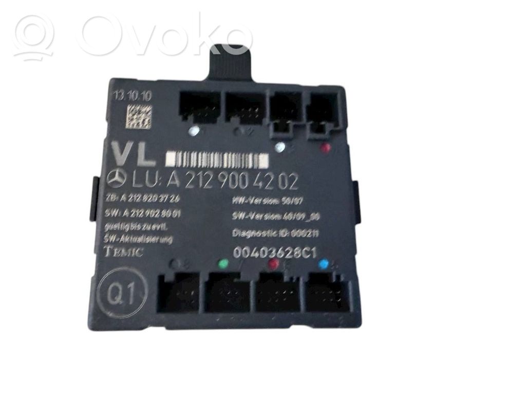 Mercedes-Benz C W204 Door control unit/module 