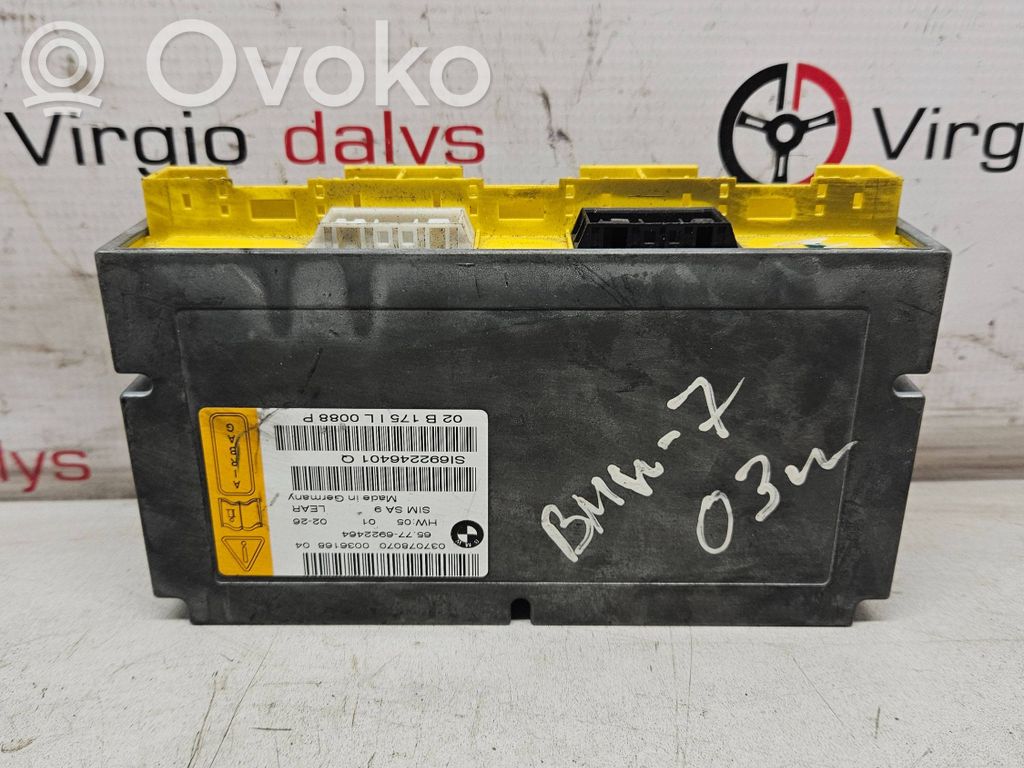 Airbag control unit/module   6922464,037078070