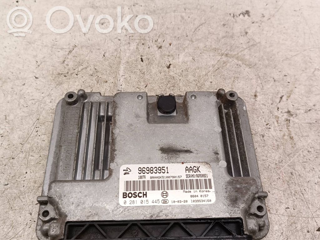 Chevrolet Cruze Engine control unit/module 