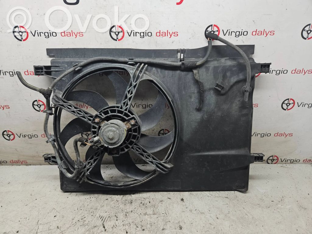 Opel Corsa D Osłona wentylatora chłodnicy 