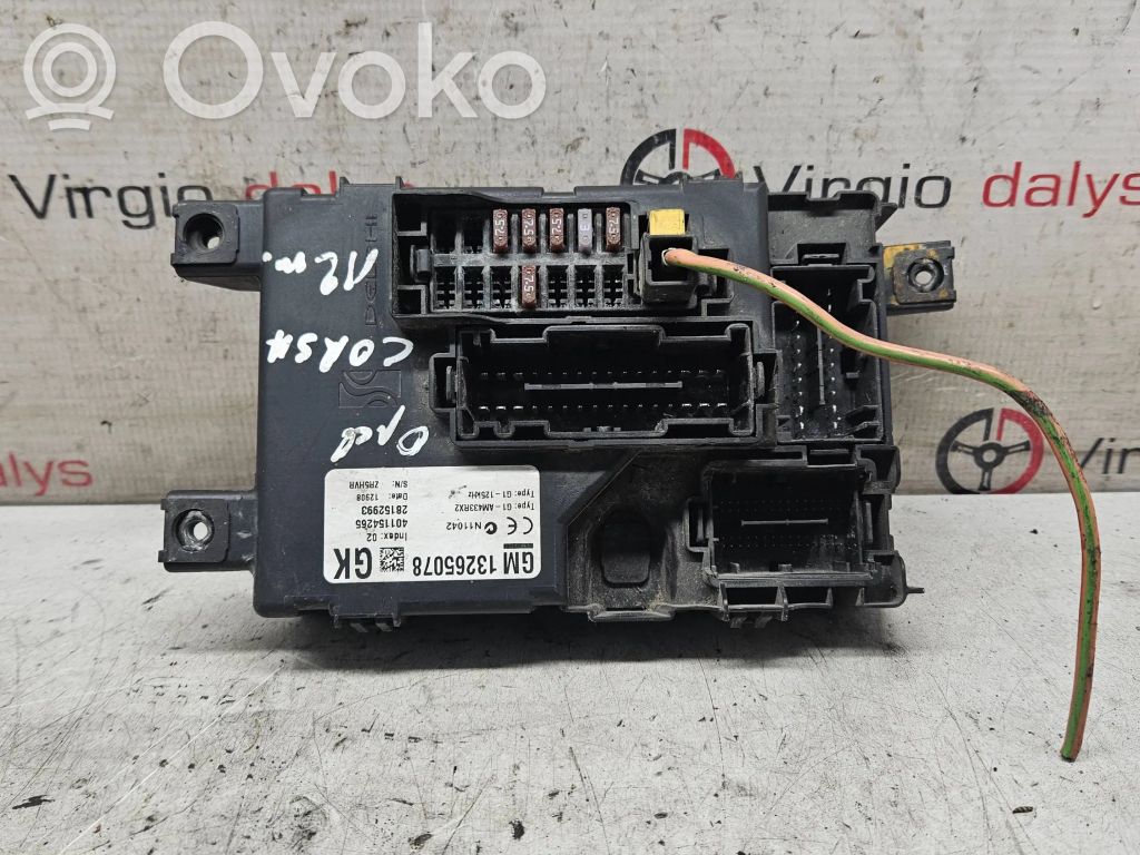 Opel Corsa D Fuse module 