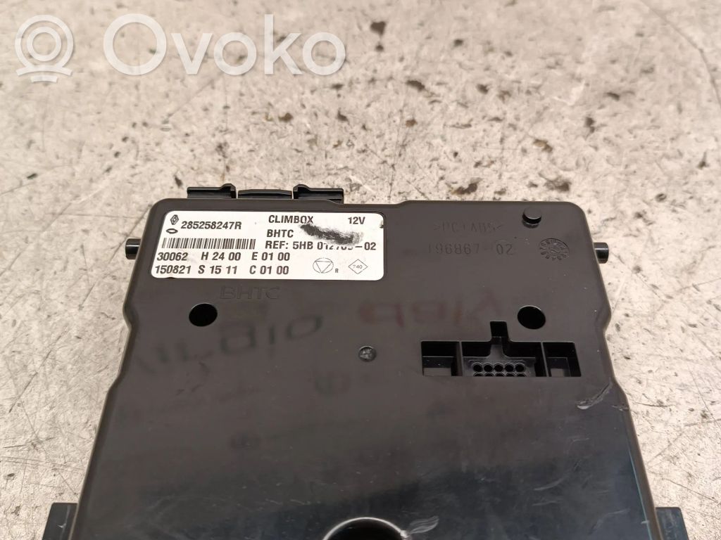 Renault Kadjar Air conditioning/heating control unit 