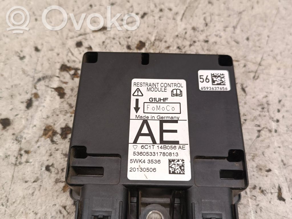 Airbag control unit/module   6C1T14B056AE,20130506,5WK43536,5365531780813