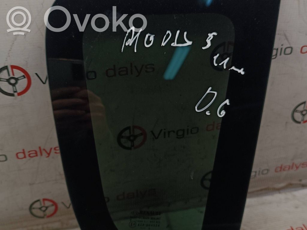 Renault Modus Galinis šoninis kėbulo stiklas 