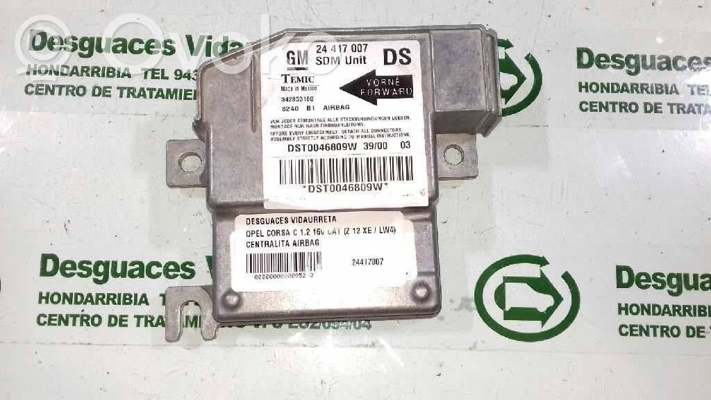 Opel Corsa B Unitate/modul de comandă airbaguri 