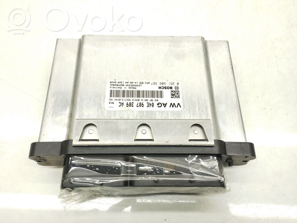 Unidad de control/módulo ECU del motor   04E906027DA,04E907309AC,0261S09387