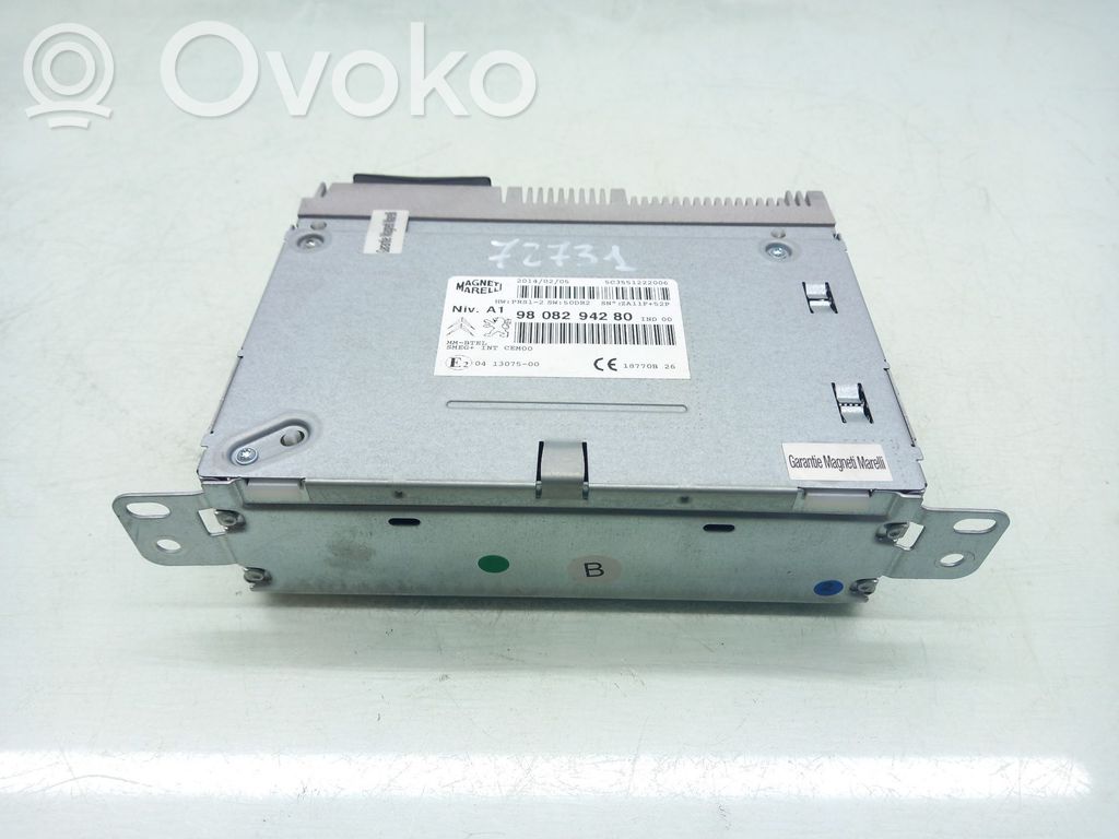 Peugeot 308 Moduł / Sterownik dziku audio HiFi 