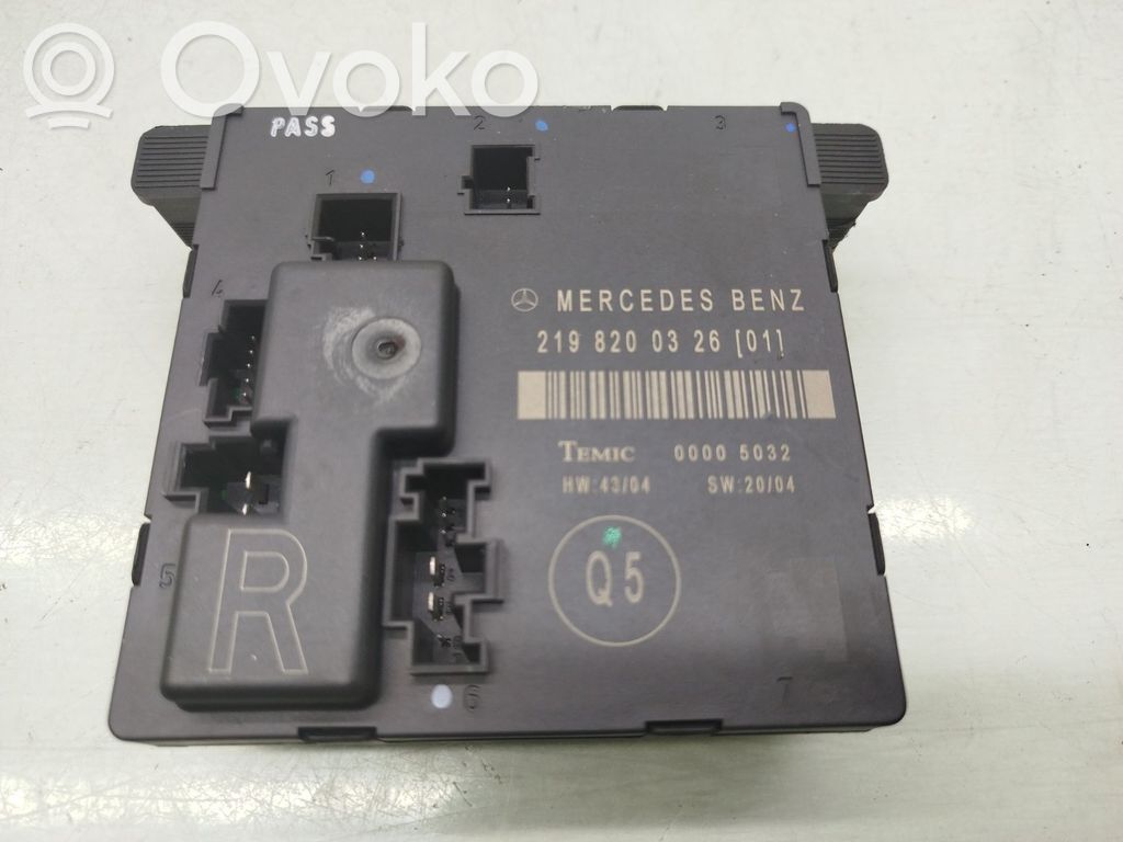 Mercedes-Benz CLS C219 Alte unități/module de control 