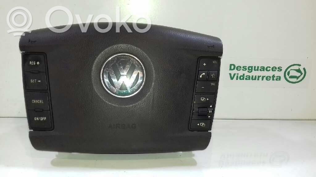 Volkswagen Touareg I Poduszka powietrzna Airbag kierownicy 